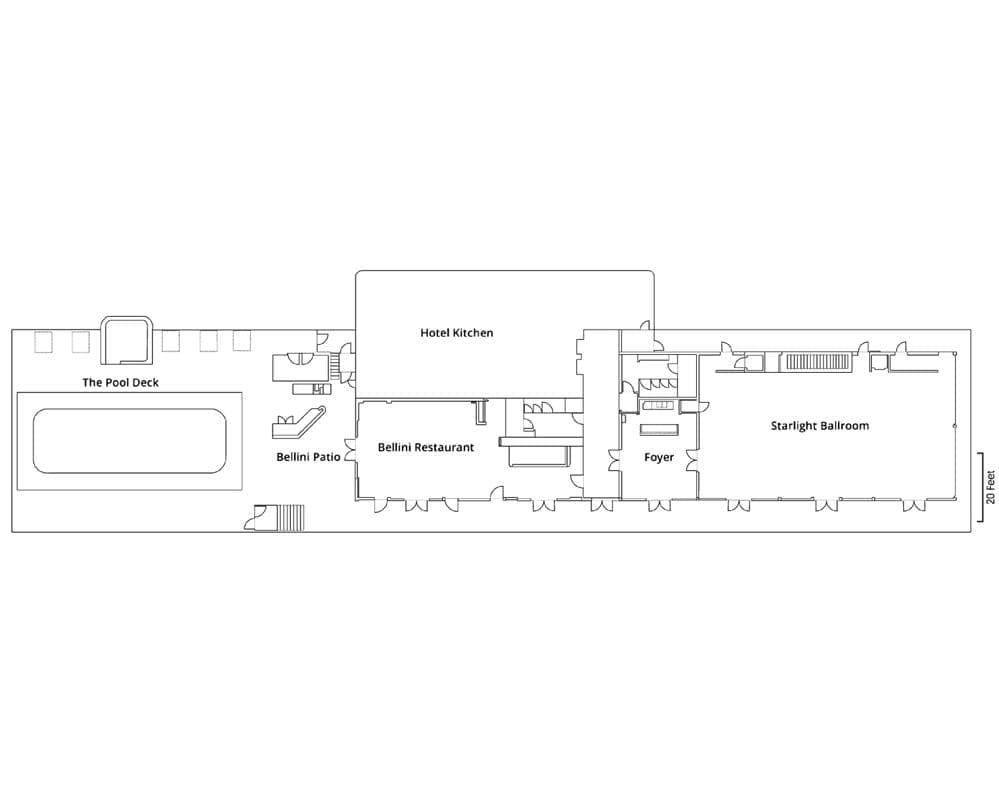 mr c hotel 5th floor floorplan