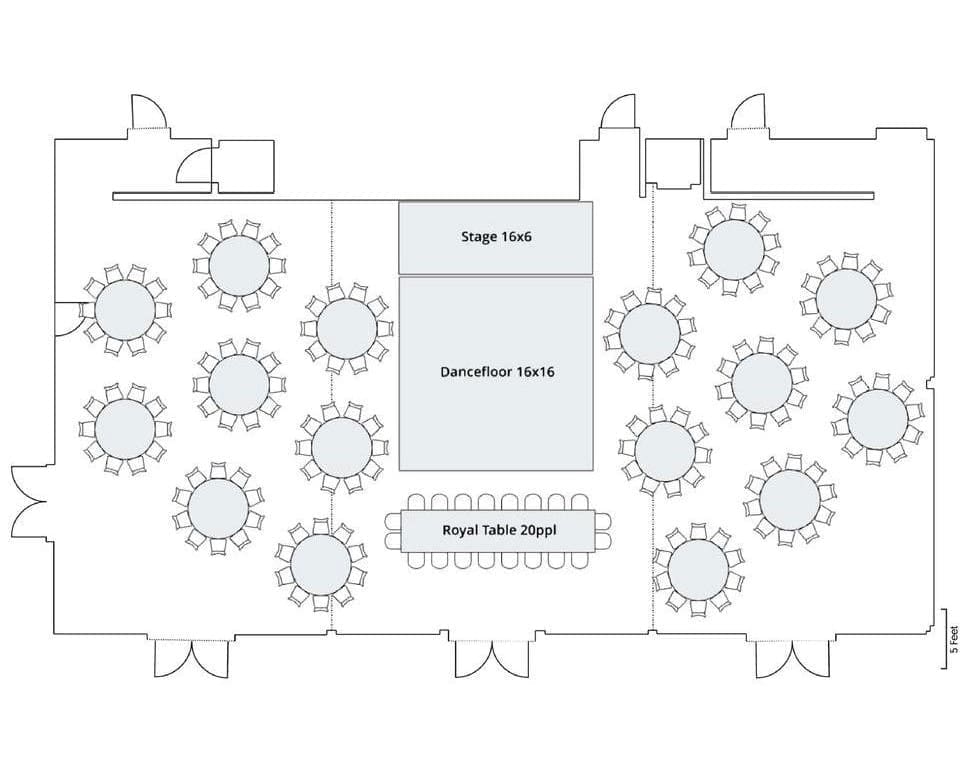 starlight ballroom floor plan